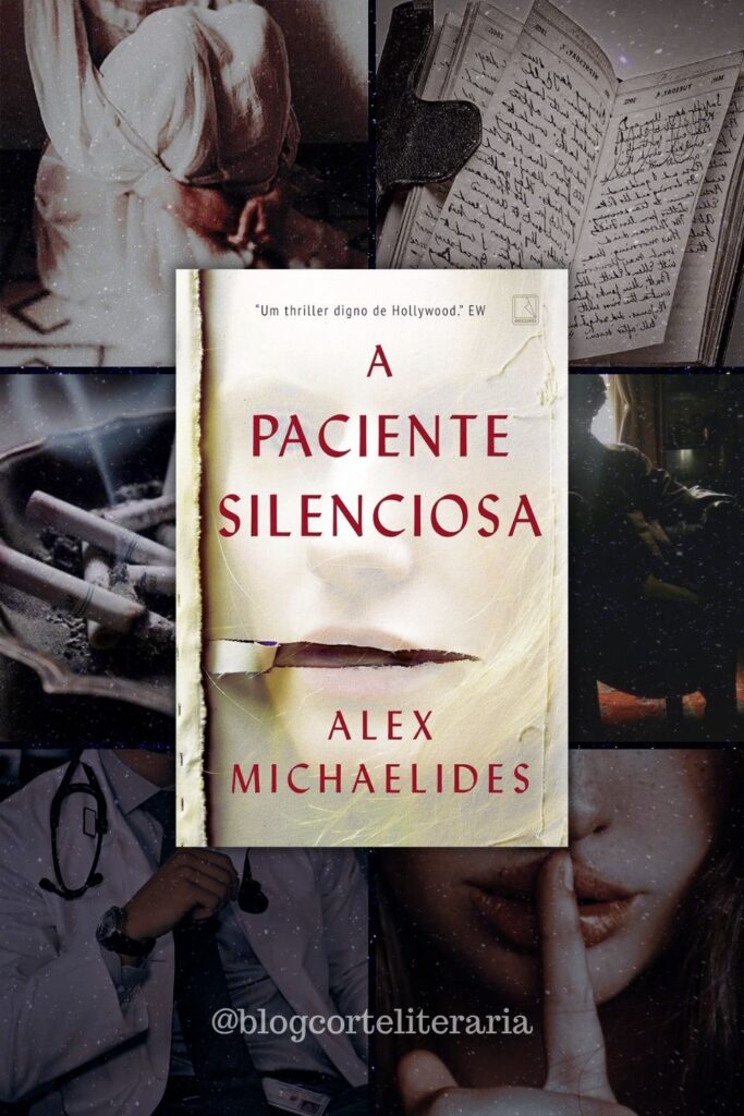 imagem aesthetic livro a paciente silenciosa de alex michaelides