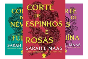 capa box de livros corte de espinhos e rosas acotar de sarah j maas