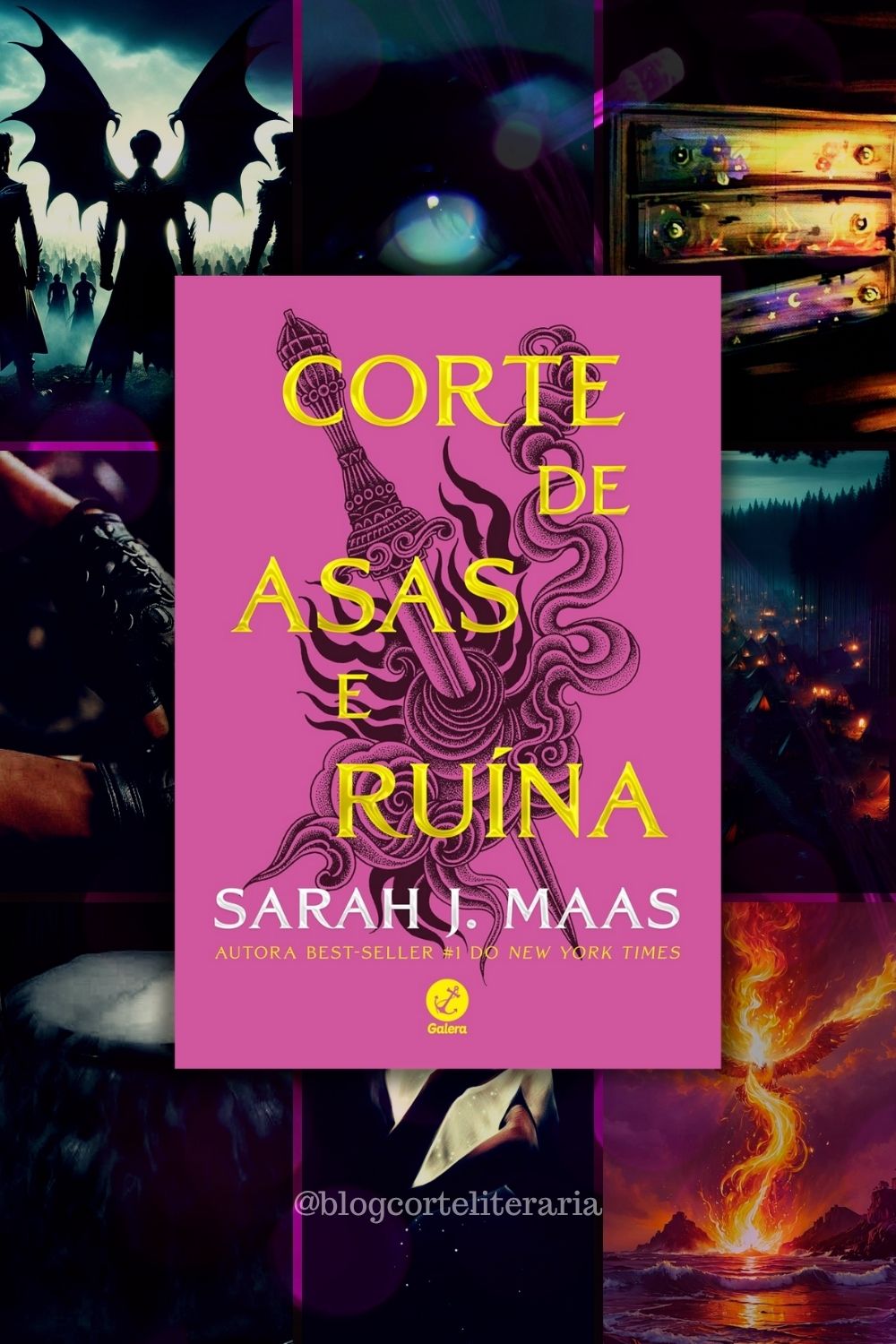 imagem aesthetic corte de asas e ruinas de sarah j maas