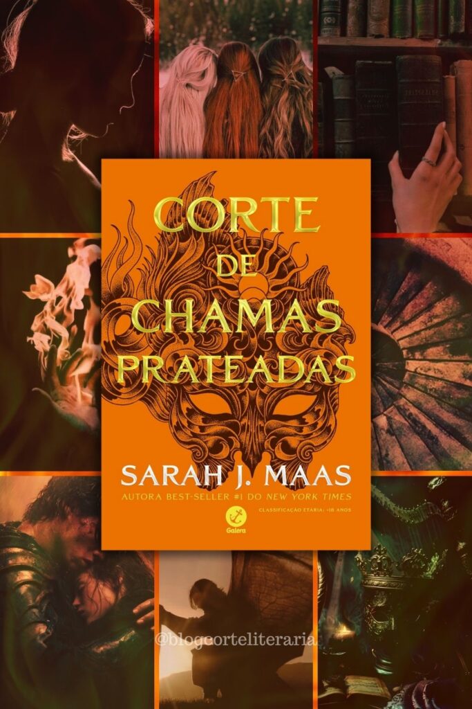 imagem aesthetic corte de chamas prateadas de sarah j maas
