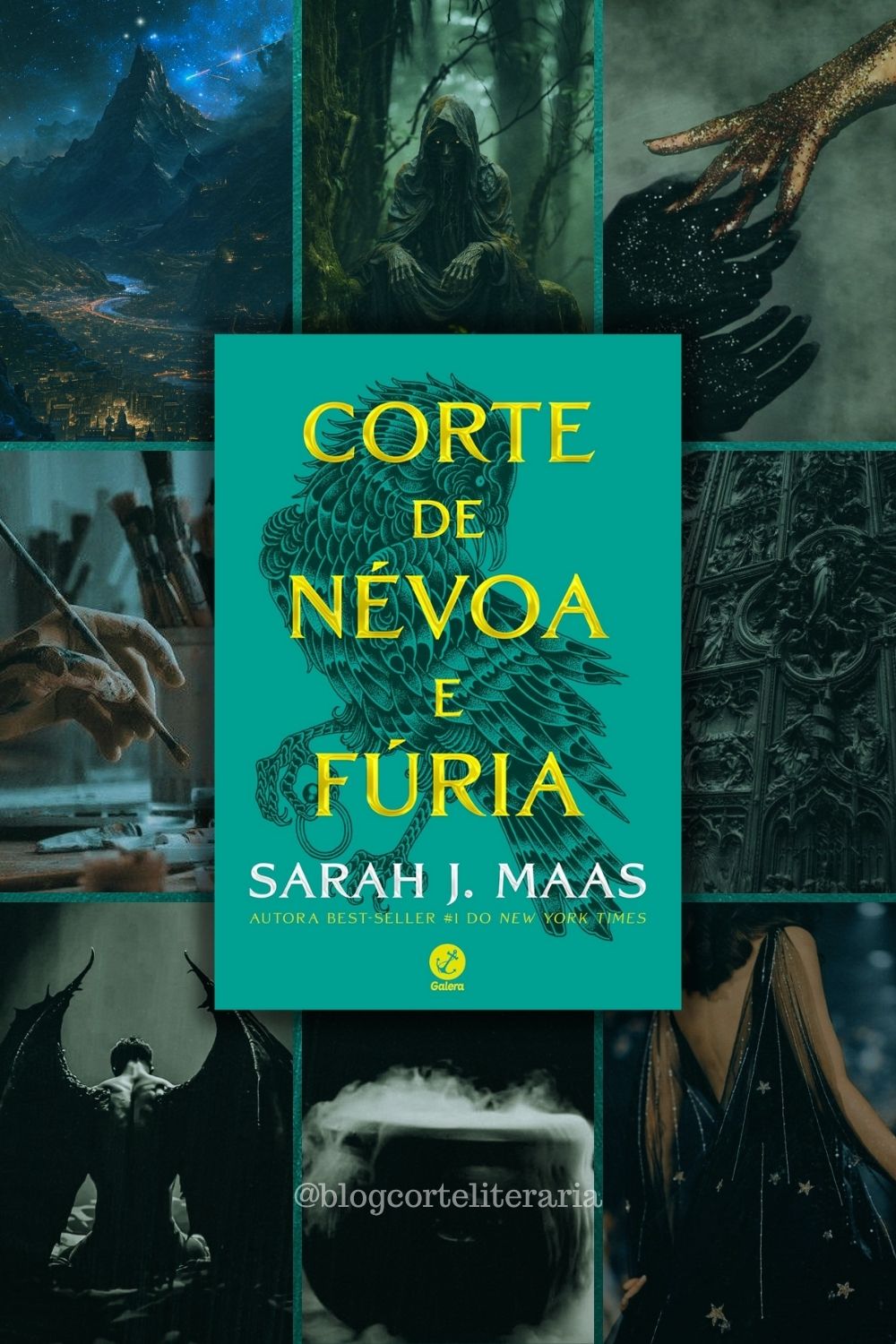 imagem aesthetic do livro corte de de nevoa e furia de sarah j maas para ilustrar o artigo sobre a ordem de leitura da serie acotar