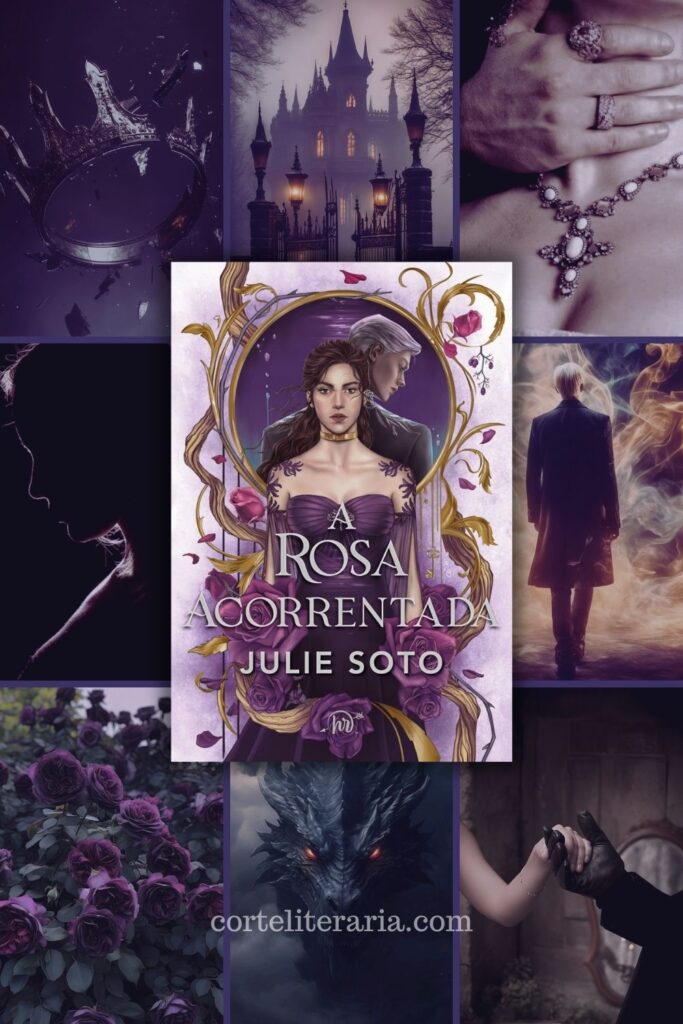 Imagem aesthetic resenha do livro a rosa acorrentada de julie soto